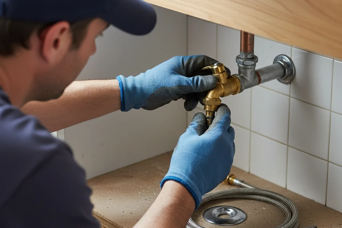 Shutoff valve and fitting work during Repiping in Palo Alto